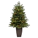 4.5 ft. Lit Yukon Fir Christmas Tree in Planter