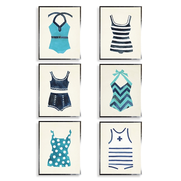 Framed vintage cheap bathing suits