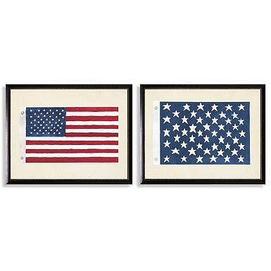 American Flag Wood Art Print