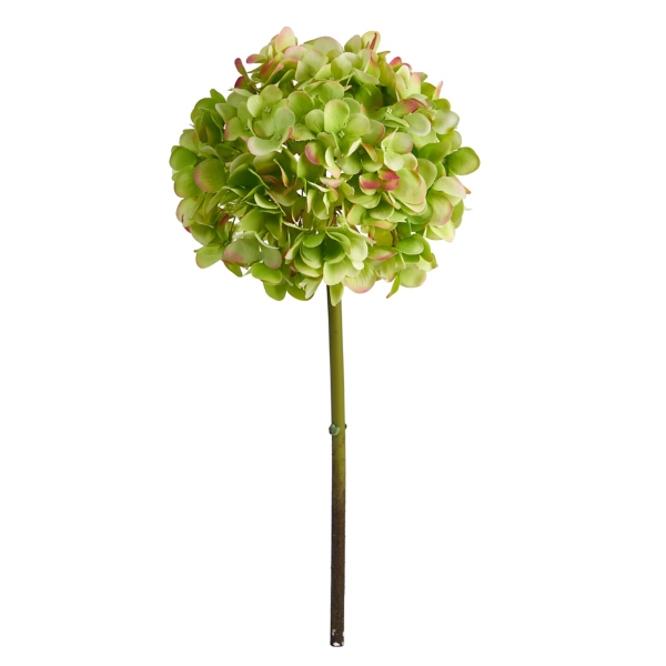 Green Hydrangea Bloom Stems, Set of 3 | Kirklands Home