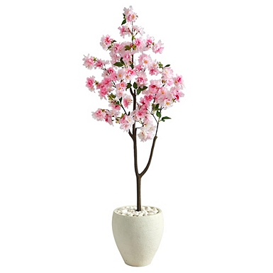 Copricuscino Cherry Blossom White-Pink 45x45