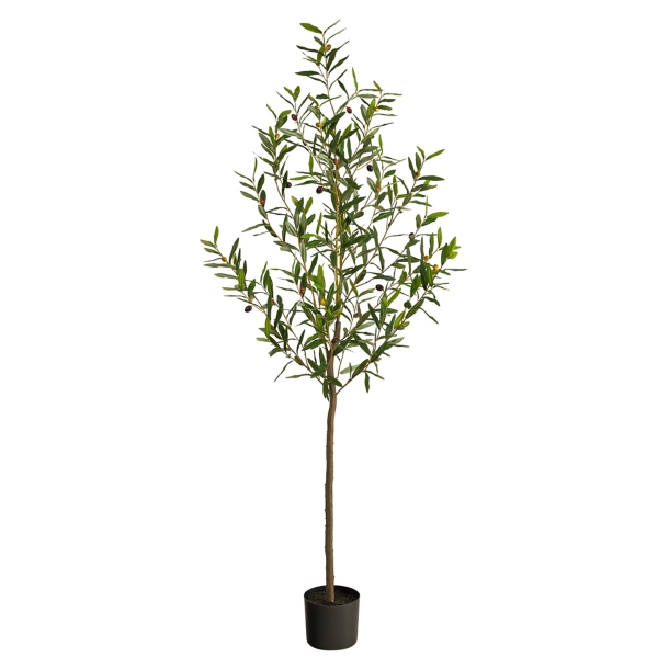 Artificial Fruiting Potted Olive Tree Kirklands Home