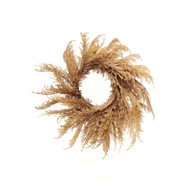 Brown Pampas Grass Harvest Wreath Kirklands Home