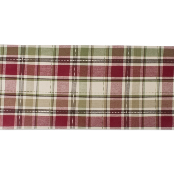 Autumn Harvest Plaid Table Runner