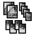 Black Wood 10-pc. Gallery Wall Picture Frame Set