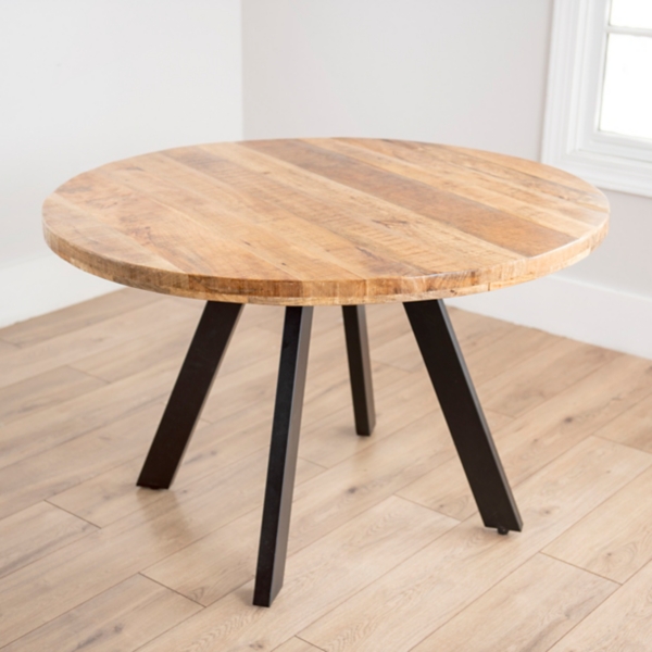 Glenn Natural Wood Dining Table