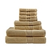 Beige 8-pc. Antimicrobial Cotton Bath Towel Set
