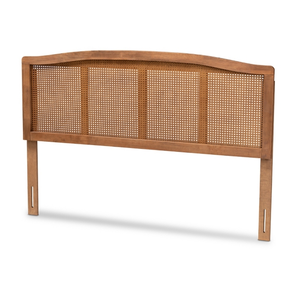 Ash Walnut Woven Rattan King Headboard Kirklands Home