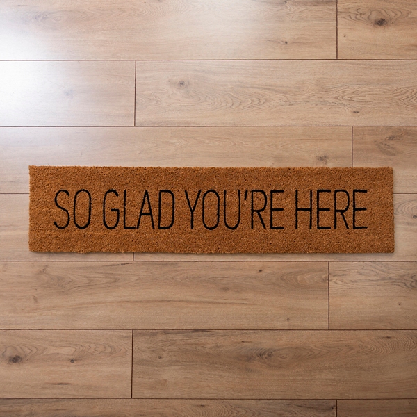 So Glad You're Here Coir Doormat | Kirklands Home