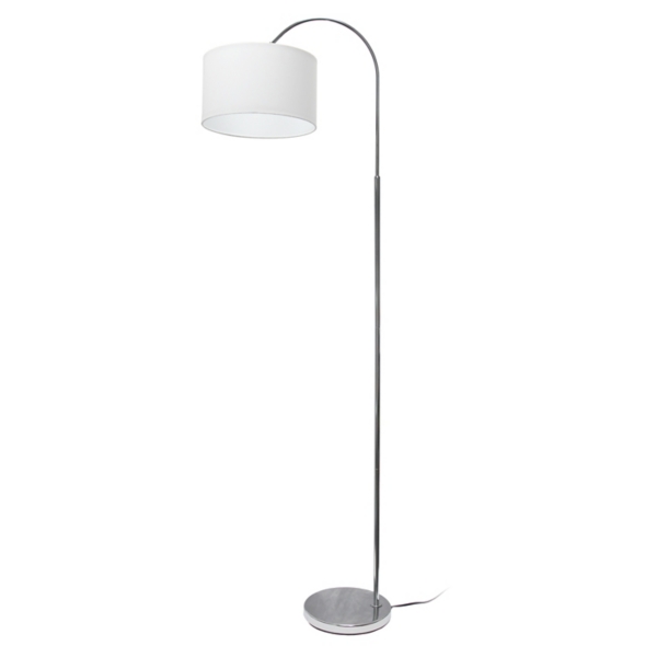 Brushed Nickel Arched Stem Floor Lamp | Kirklands Home