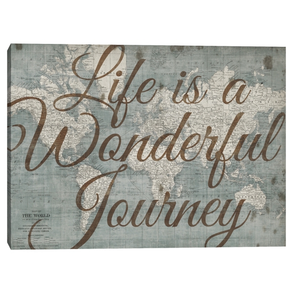 Life Is A Wonderful Journey Canvas Art Print | Kirklands Home