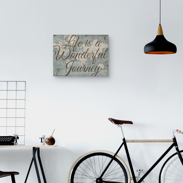 Life Is A Wonderful Journey Canvas Art Print