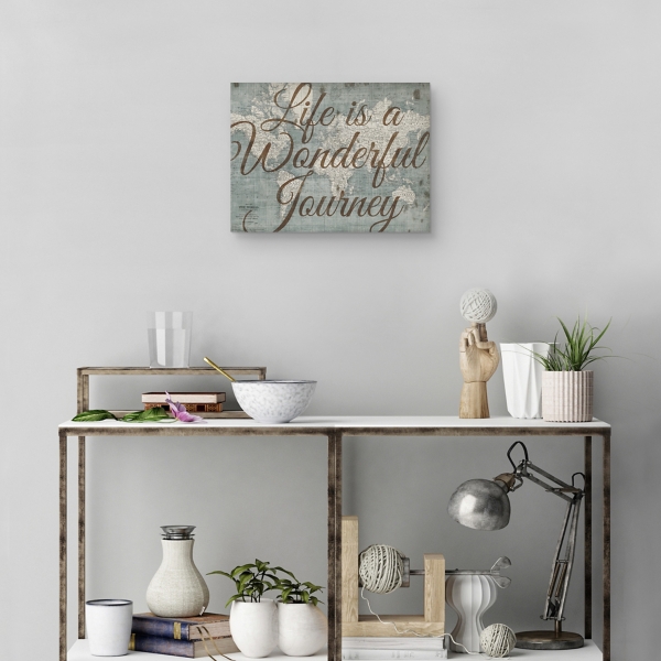 Life Is A Wonderful Journey Canvas Art Print