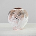 Antiqued White Earthenware Pot Vase