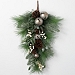 Berry and Pinecone Christmas Teardrop with Bells