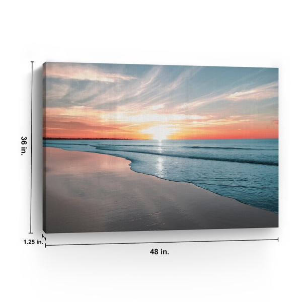 Relaxing Morning Giclee Canvas Print, 48x36 in.