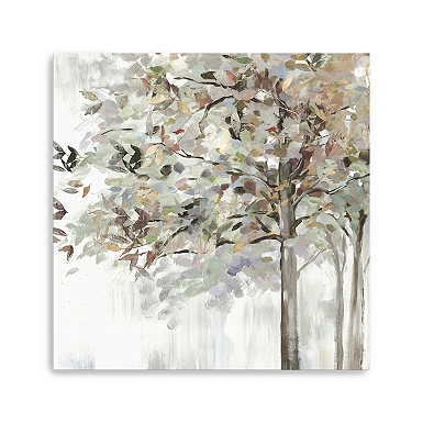 Autumn Leaves Neutral Giclee Canvas Art, 30x30 in. | Kirklands Home