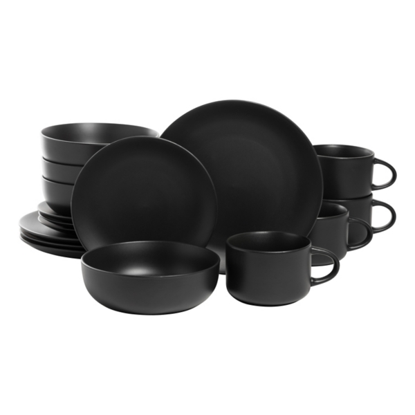 Matte Black Ceramic Dinnerware Set Kirklands Home