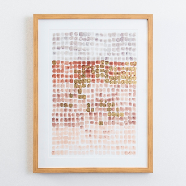 Tile Squares Framed Art Print