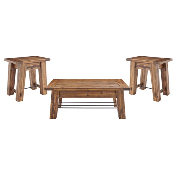 Honey Acacia 3-pc. Coffee and Accent Table Set | Kirklands Home