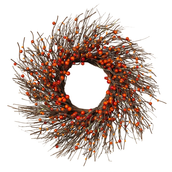 Dried Twig and Fall Berry Wreath | Kirklands Home