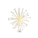 Gold Starburst Snowflake LED Tree Topper