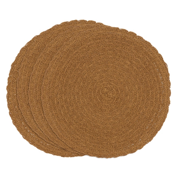 Brown Paper Woven Placemats, Set of 4 Kirklands Home