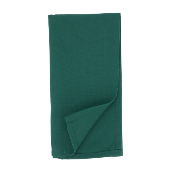 Green Everyday Polyester Cloth Napkins, Set of 12