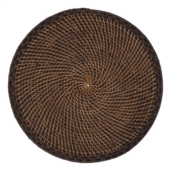 Dark Brown Rattan Woven Placemats, Set of 4 Kirklands Home