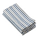 Blue and White Thin Striped Napkins, Set of 4