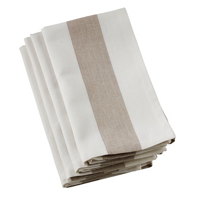 Cotton Fringed Napkins - Sky Blue - Set of 4