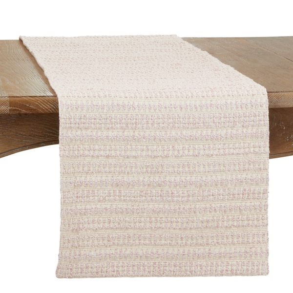Blush and Tan Woven Line Table Runner Kirklands Home