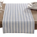 Blue Thin Stripe Oblong Table Runner