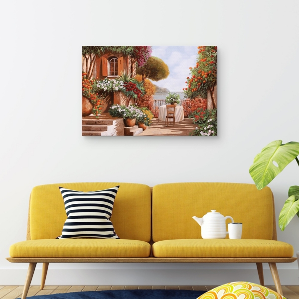 Una Sedia In Attesa Giclee Canvas Art Print