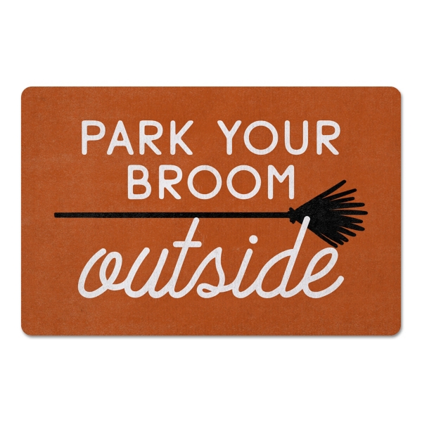 Park Your Broom Halloween Doormat Kirklands Home