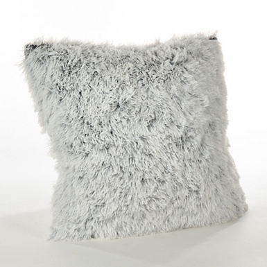 White faux fur pillows hot sale