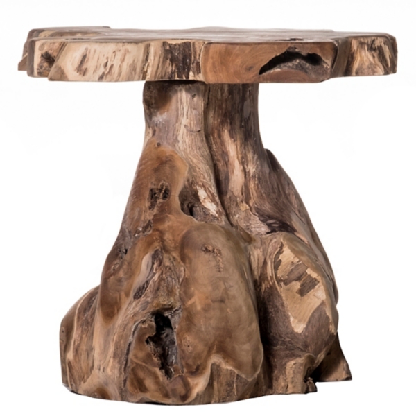 Natural Preserved Teak Wood Root Accent Table