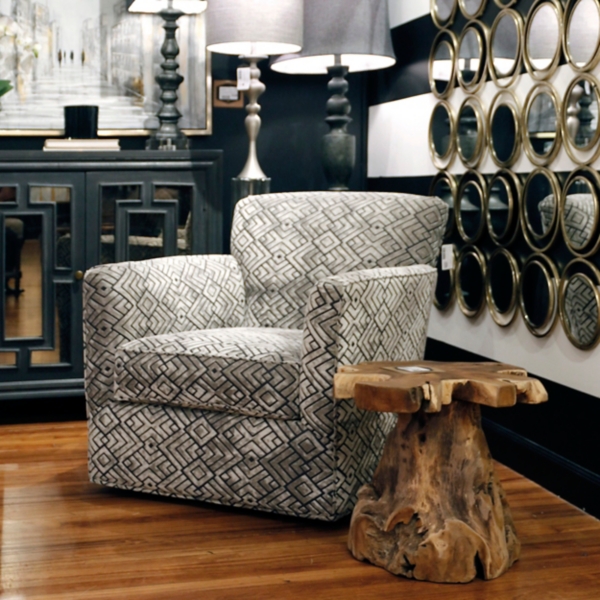 Natural Preserved Teak Wood Root Accent Table