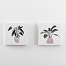 House Plants in Vase Canvas Art Prints, Set of 2