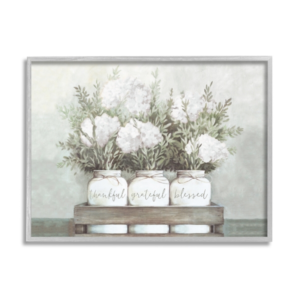 Hydrangea Bouquets Framed Wood Wall Plaque | Kirklands Home