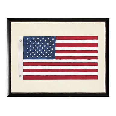 Watercolor Patriotic Flag Decorative Tray