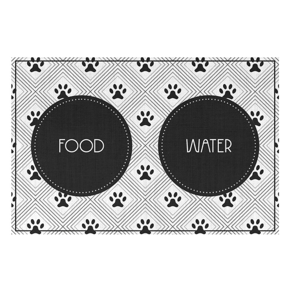 Food and Water Bowl Floor Mat, 15x23 Kirklands Home