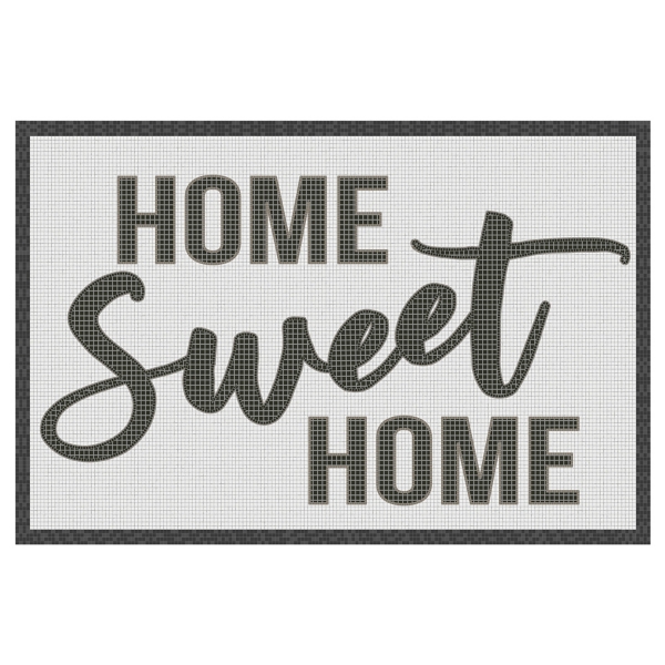 Black and White Home Sweet Home Floor Mat, 24x36 Kirklands Home