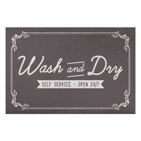 Gray Wash and Dry Floor Mat, 24x36 Kirklands Home