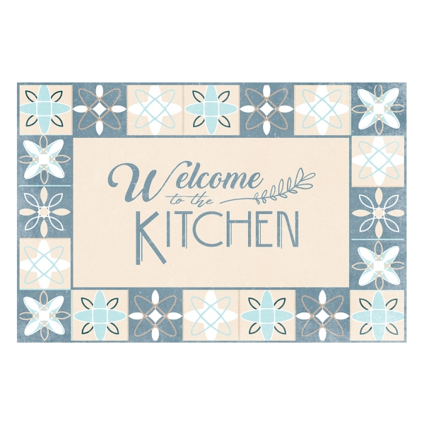 Blue To The Kitchen Floor Mat, 24x36 Kirklands Home
