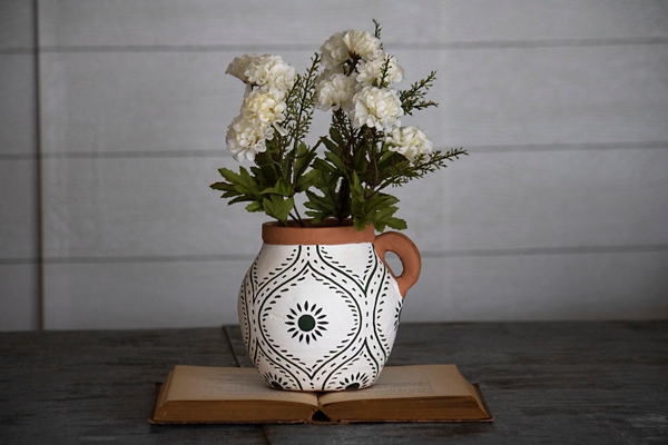 Flower Bud Terracotta Decorative Vase Kirklands Home