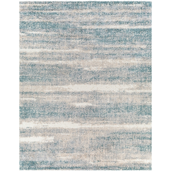 Multicolor Soft Lines Area Rug, 8x10