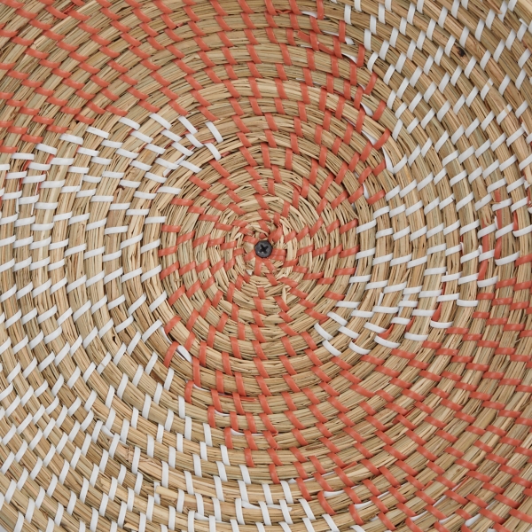 Multi Seagrass Round 6-pc. Wall Plaque Set