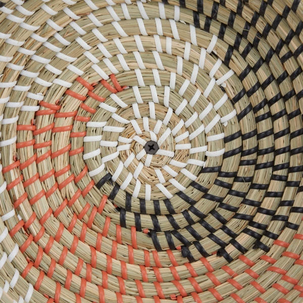 Multi Seagrass Round 6-pc. Wall Plaque Set