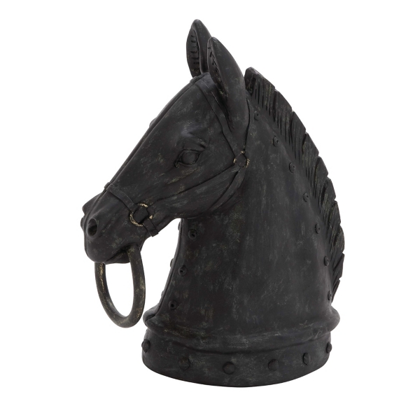 Black Horse Head Statue, 12 in. Kirklands Home